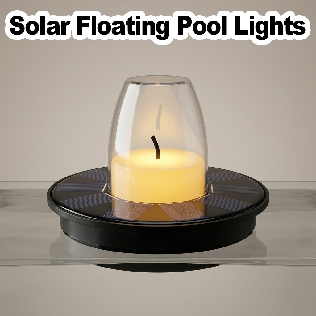 Pool Light Solar Rechargeable - Luci Galleggianti per Piscina con Ricarica