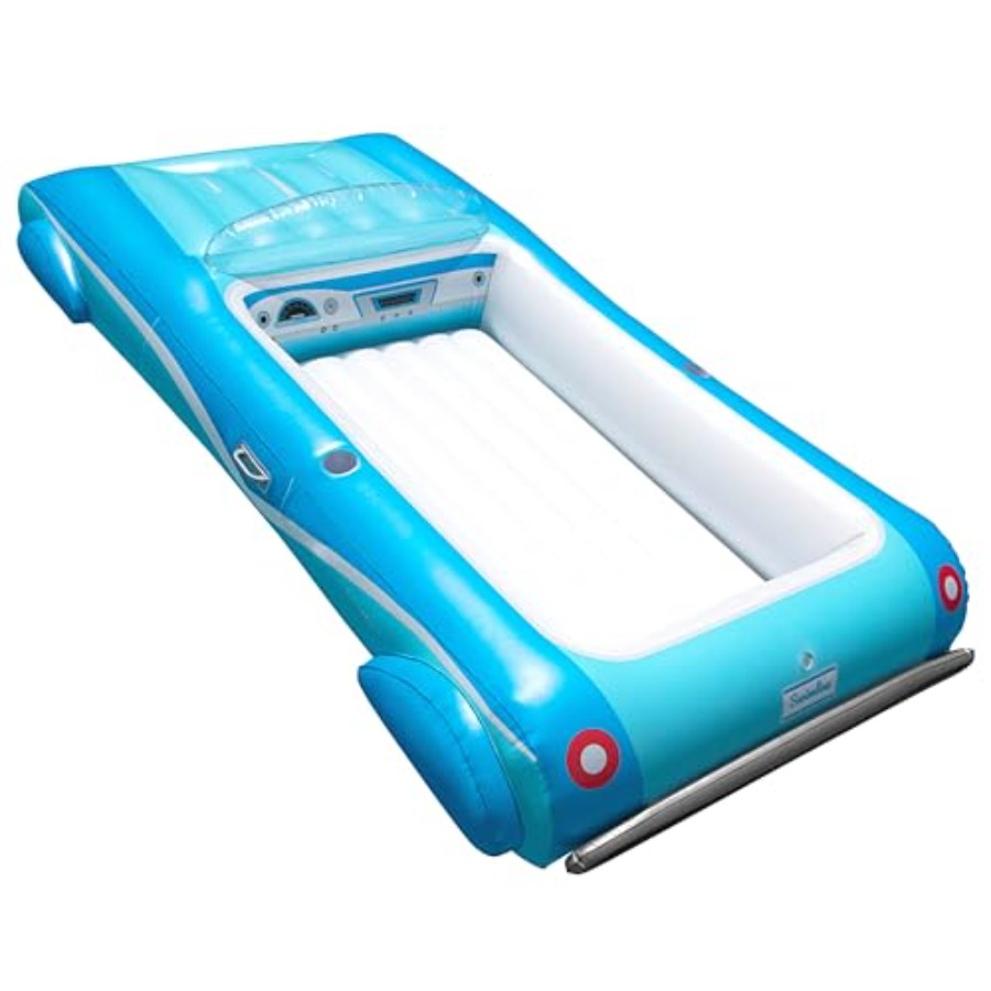Pool Lounger Inflatable - Materassino Gonfiabile Galleggiante per Piscina, Materasso