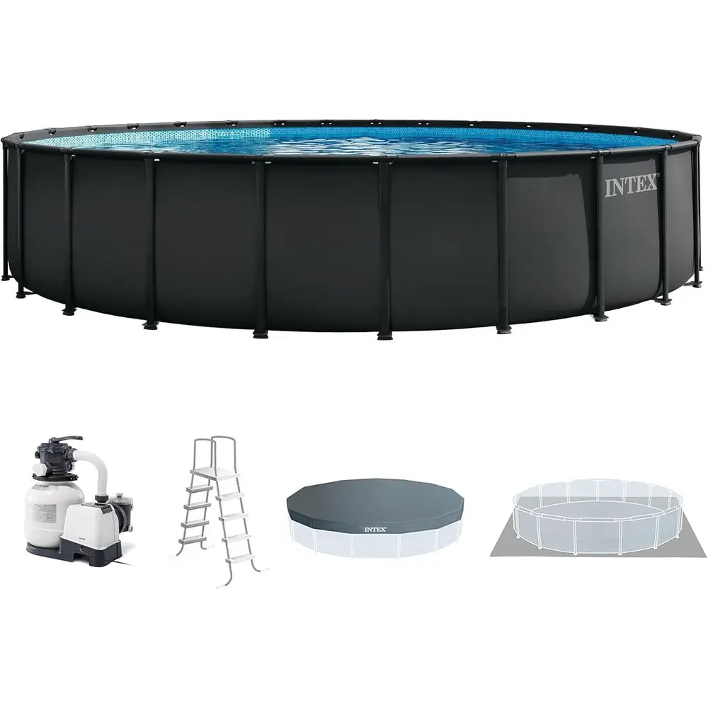 Pool Ladder Above Ground - Piscina fuori terra rotonda da 24