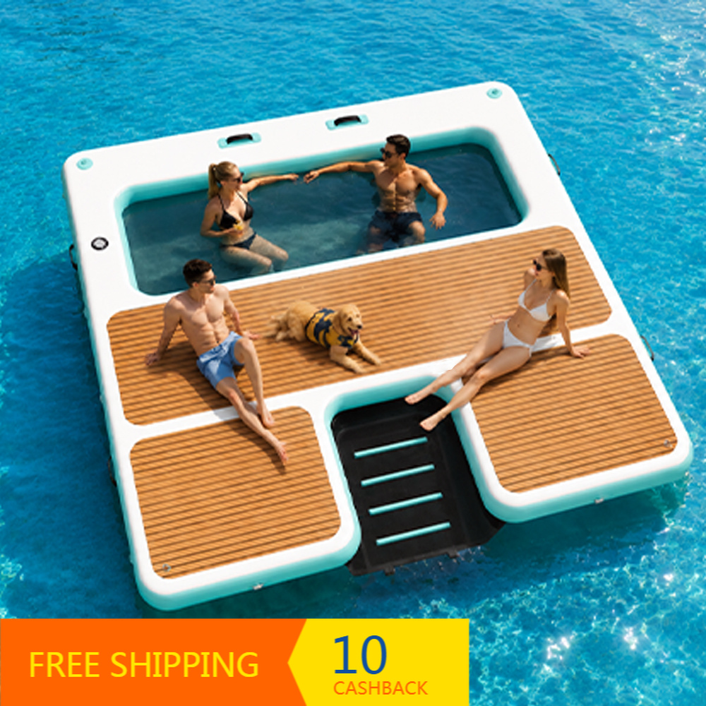 Pool Lounger Inflatable - Accessorio per Imbarcazioni OEM, Pontile Galleggiante