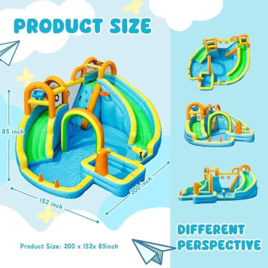Parco acquatico gonfiabile da  - Water Slide Inflatable recensione e prezzo