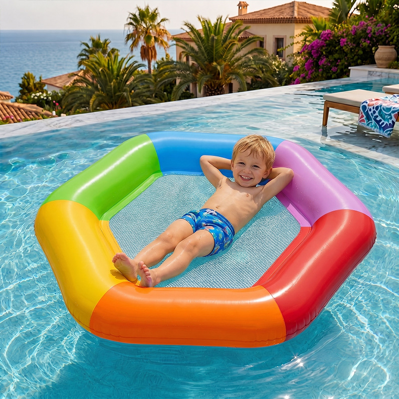 Nuovo materassino gonfiabile e - Pool Lounger Inflatable recensione e prezzo