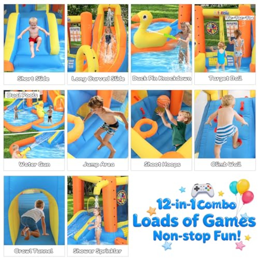 Parco acquatico gonfiabile da  - Water Slide Inflatable recensione e prezzo