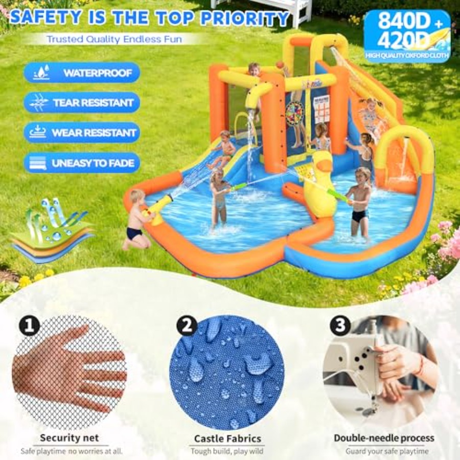 Parco acquatico gonfiabile da  - Water Slide Inflatable recensione e prezzo