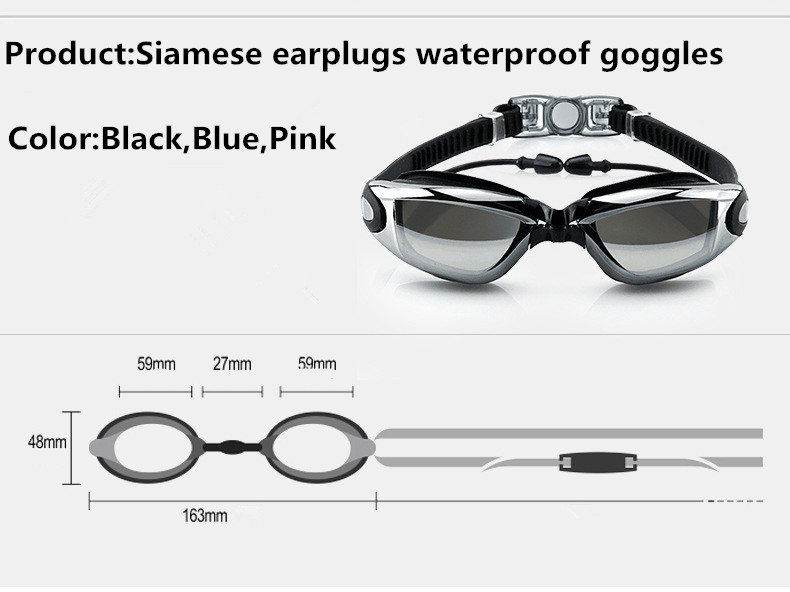 Occhialini da nuoto Occhiali d - Swim Goggles Anti Fog Uv recensione e prezzo