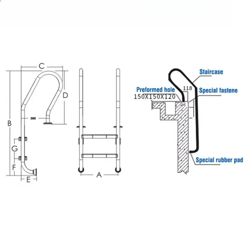 Scala per Piscina Fuori Terra  - Pool Ladder Above Ground recensione e prezzo
