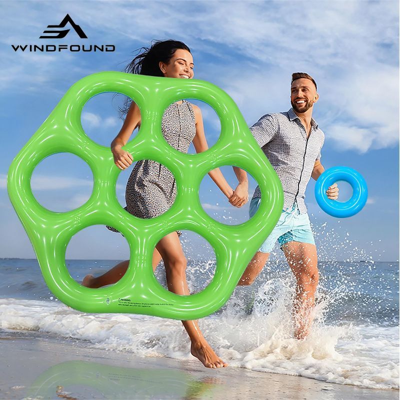 Gioco Gonfiabile Esagonale con - Pool Float Ring Inflatable recensione e prezzo