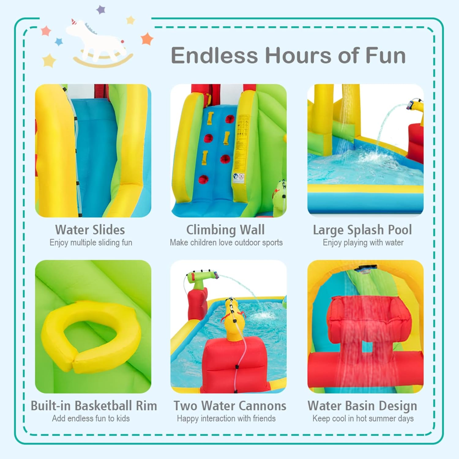 Mega Parco Acquatico Gonfiabil - Water Slide Inflatable recensione e prezzo