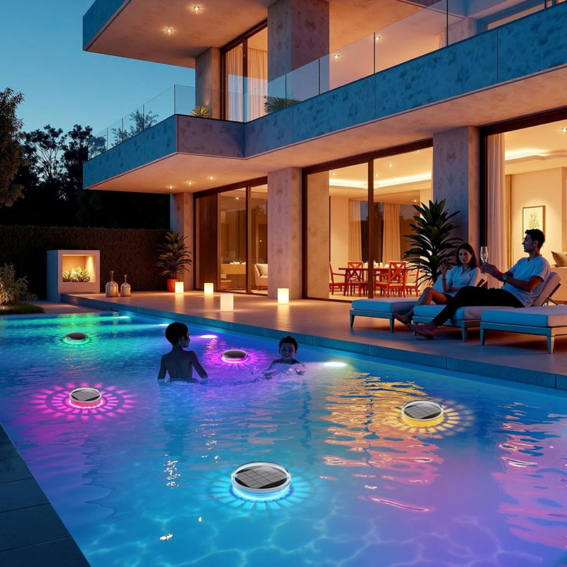 Luci per piscina, galleggianti - Pool Light Solar Rechargeable recensione e prezzo